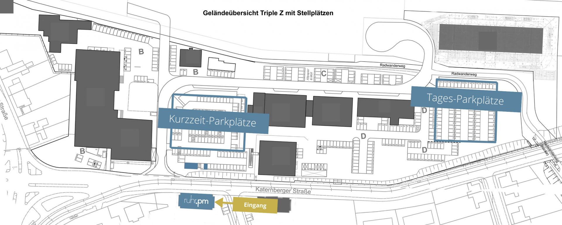 Parken bei RUHR PM